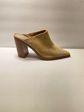 Vince Camuto Women's Weeren Leather Pointy Slip On Heel bootie Sz 9.5